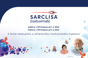 Přípravek SARCLISA® (isatuximab) je v ČR hrazen v léčebné kombinaci IsaKd od 1.3.2024