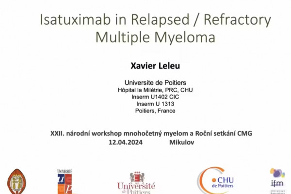 Anti-CD38 léčba izatuximabem u relabujícího/refrakterního mnohočetného myelomu