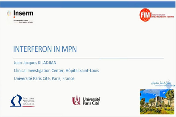 Interferony v léčbě myeloproliferativních neoplazií (MPN) ‑ záznam přednášky prof. Kiladjiana