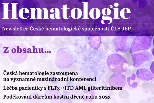 Hematologie 1/2024 - Newsletter České hematologické společnosti ČLS JEP