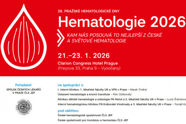 Pozvánka na 26. pražské hematologické dny – Hematologie 2026